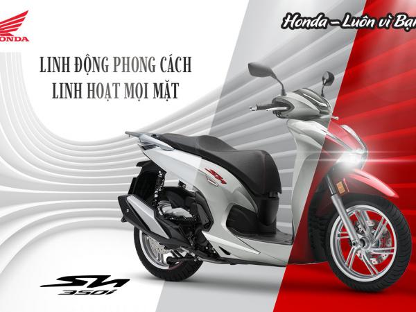 Honda Việt Nam bổ sung phiên bản Đặc biệt cho mẫu xe ga cao cấp SH350i