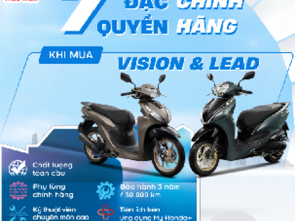 LEAD & VISION - TRỌN 7 ĐẶC QUYỀN, SÁNH VAI KIÊU HÃNH 