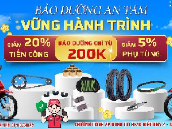 BẢO DƯỠNG AN TÂM - VỮNG HÀNH TRÌNH