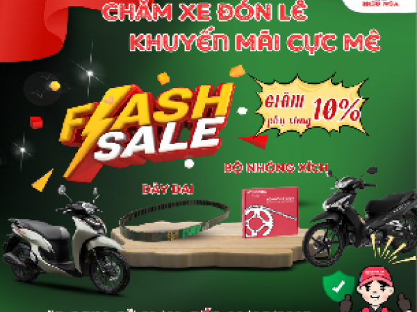 CHĂM XE ĐÓN LỄ – KHUYẾN MÃI CỰC MÊ
