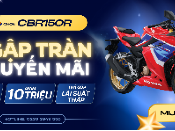 CBR150R - GIẢM NGAY 10 TRIỆU ĐỒNG DUY NHẤT TRONG THÁNG 5 NÀY!