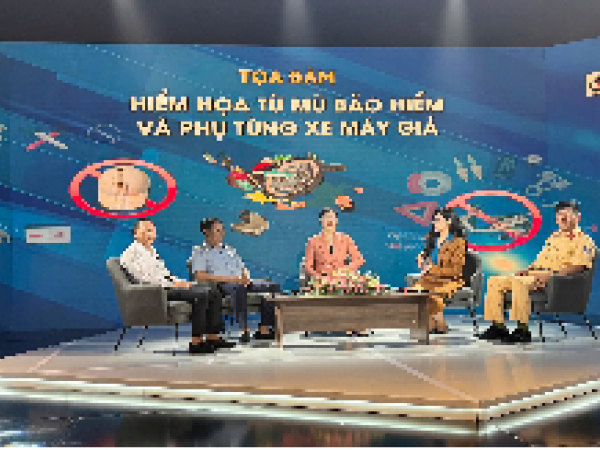 TỌA ĐÀM “HIỂM HỌA TỪ MŨ BẢO HIỂM VÀ PHỤ TÙNG XE MÁY GIẢ”