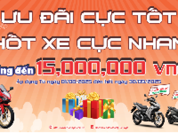 ƯU ĐÃI CỰC TỐT – CHỐT XE CỰC NHANH
