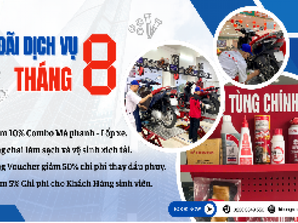 SIÊU ƯU ĐÃI DỊCH VỤ – CHĂM XE TIẾT KIỆM MÙA HÈ!