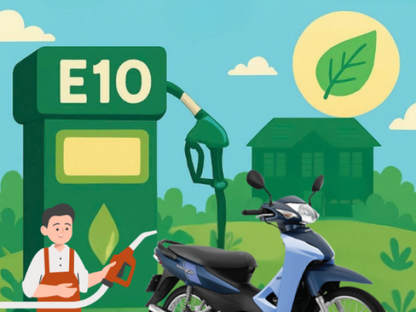 XĂNG E10 CÓ ẢNH HƯỞNG TỚI ĐỘNG CƠ XE HONDA?  
