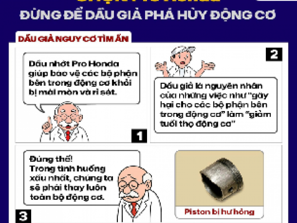 CẢNH BÁO: DẦU GIẢ “SÁT THỦ” ÂM THẦM PHÁ HỦY ĐỘNG CƠ