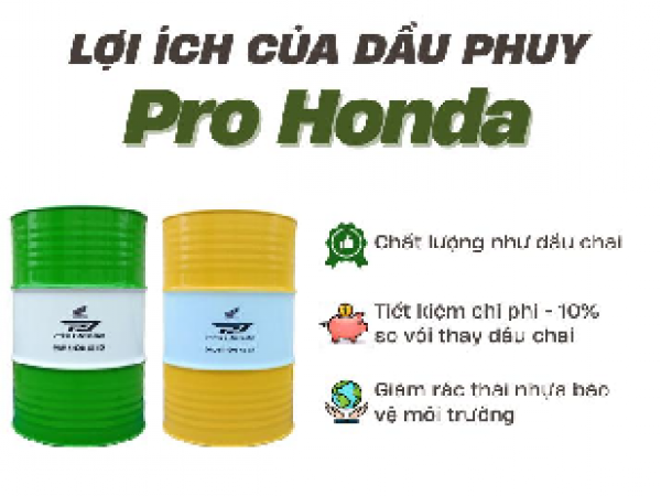 LỢI ÍCH CỦA DẦU PHUY PRO HONDA