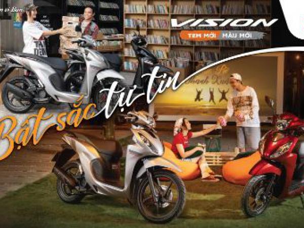 Honda Việt Nam giới thiệu phiên bản mới mẫu xe Vision 2026 _Bật sắc tự tin