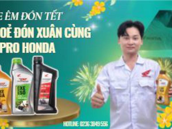 XE ÊM ĐÓN TẾT – MÁY KHỎE ĐÓN XUÂN CÙNG PRO HONDA 