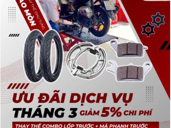ĐỪNG ĐỢI LỐP MÒN – ĐỪNG CHỜ PHANH KÊU! THAY NGAY HÔM NAY, AN TÂM CẢ THÁNG!