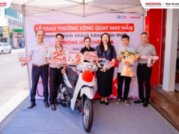 Xin chúc mừng chủ nhân tiếp theo của giải thưởng xe Honda Wave Alpha!