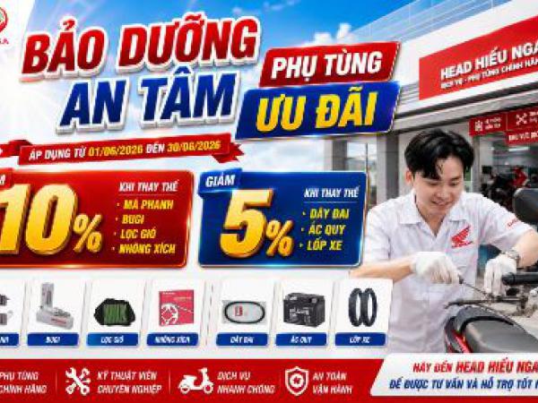 BẢO DƯỠNG AN TÂM – PHỤ TÙNG ƯU ĐÃI
