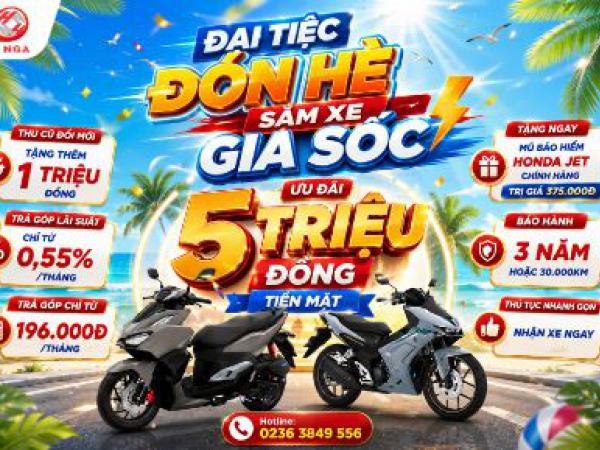 ĐẠI TIỆC ĐÓN HÈ – SẮM WINNER R & VARIO 160 GIÁ SỐC TẠI XE MÁY HIẾU NGA 