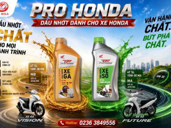 PRO HONDA - DẦU NHỜN DÀNH CHO XE HONDA 