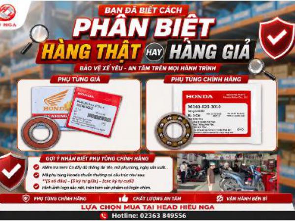 PHỤ TÙNG GIẢ CÓ THỂ GIỐNG BÊN NGOÀI – NHƯNG KHÔNG BAO GIỜ GIỐNG CHẤT LƯỢNG! 
